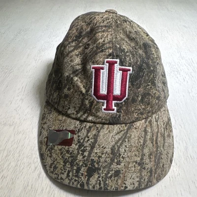 Indiana Hoosiers Hombres Camuflaje Sombrero Gorra Colegial Licenciado Producto NCAA USADO EN EXCELENTE ESTADO Foto 1 de 4