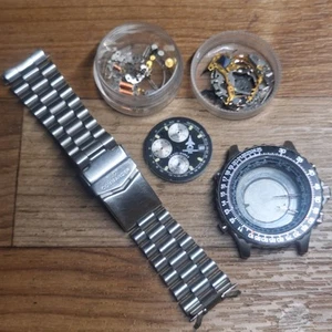 Chase Durer Pilot Commander XVA Watch Case & Parts - Picture 1 of 10