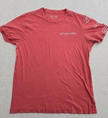 Aeropostale T-Shirt Boys Small Red Short Sleeve Crew Neck Pullover Logo Boy Tee - Image 1 of 4