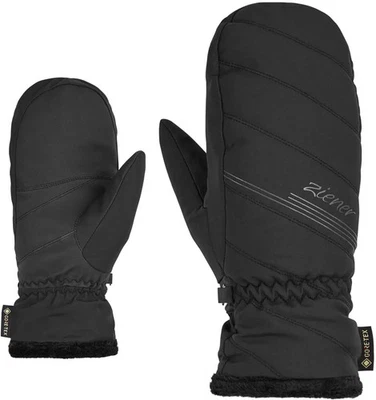 ZIENER Ski Snowboard handschuhe KASIANA GTX Fäustling 2025 black Gloves Winter