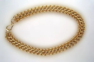 Bracciale Maille Catena Oro - Catena Persiana Completa Maille - Foto 1 di 1