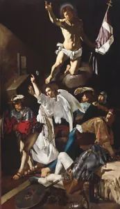 Reproducción de 1619 de Cecco del Caravaggio la resurrección de Cristo  - Imagen 1 de 1