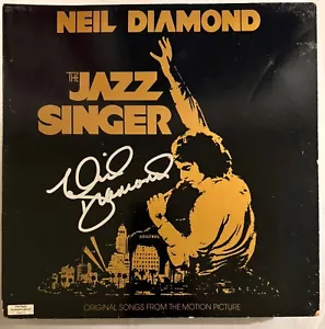 NEIL DIAMOND – THE JAZZ SINGER - *SIGNED COVER* COA INCLUDED - VINYL LP VG+ - 7 - Picture 1 of 4