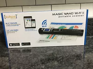 VuPoint Magic Wand Wi-Fi II Wireless Pottable Scanner JPEG/PDF Color Output New - Picture 1 of 3