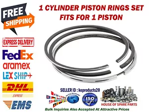 Piston Rings Set 101.600mm Fits for Chevy GMC 6.0 LS2 2004-13 2M5170 Chrome Moly - Picture 1 of 7