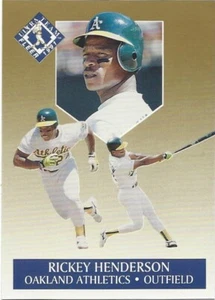 Rickey Henderson 1991 Fleer Ultra #5 Ultra Team Baseball Card - Picture 1 of 2