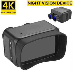 850nm Night Vision Goggles 4K HD Camera 5X Digital Zoom Binoculars Hunting - Picture 1 of 9