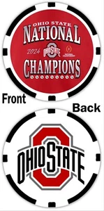 2025 NATIONAL CHAMPIONS - OHIO STATE BUCKEYES - GEDENKMÜNZE POKER CHIP - Bild 1 von 2