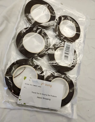 6 rollos de suministros para decoración de bodas, marrón claro Foto 1 de 4