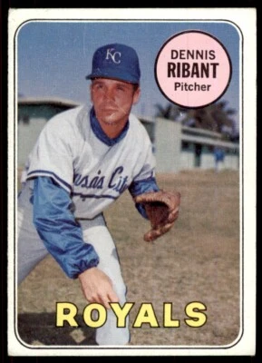 1969 Topps Dennis Ribant Kansas City Royals #463 - Image 1 of 2