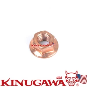 Egged Copper Nut M10x1.5 For Garrett GT40 GT42 Turbo 10 PACK - Afbeelding 1 van 2