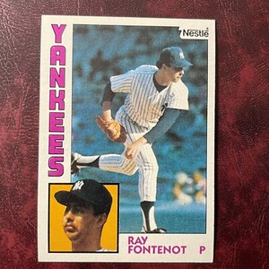 1984 Topps NESTLE Set RAY FONTENOT ROOKIE Parallel #19 N.Y. YANKEES ** MINT **