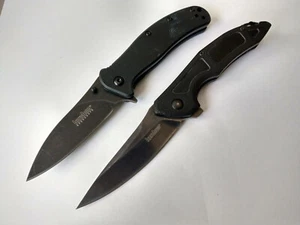 Lot of 2 Kershaw Speedsafe Knives, 1170 Method & 1730BWH3 Zing [059] - Picture 1 of 9