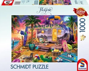 NEW Schmidt Jigsaw Puzzle 1000 Pieces 58573 Mobile home Jeff Haynie - Foto 1 di 2