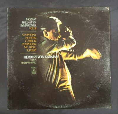 Mozart The Last Six Symphonies Vol 3 Herbert Von Karajan LP Symphony No. 40 G Foto 1 de 4