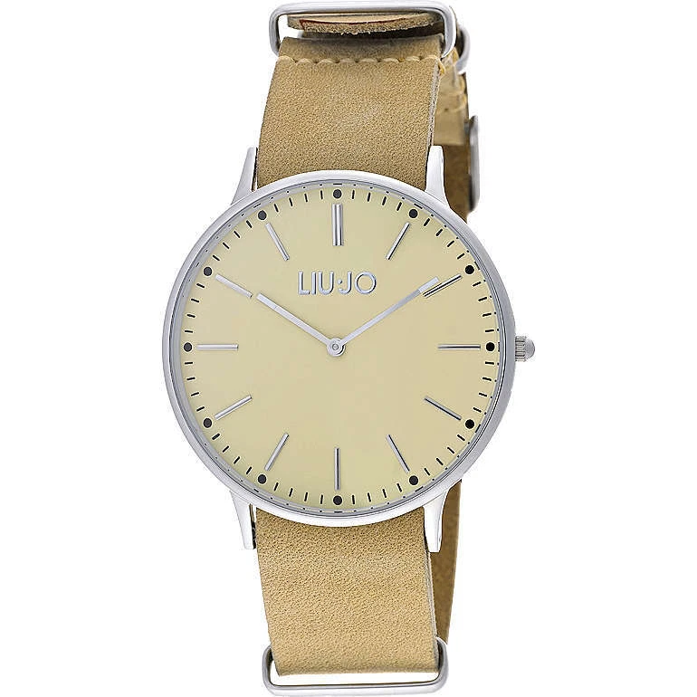 Orologio Uomo LIU JO Luxury NAVY TLJ967 Vera Pelle Beige Classico