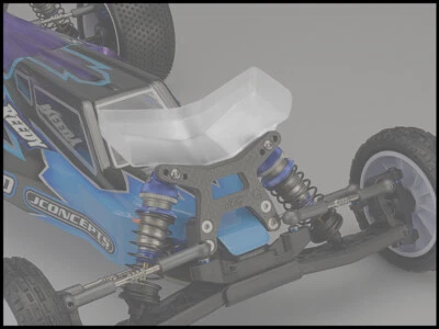 JConcepts 0161 Front Wing Wide : B6 / B6D With Gullwing Front Arms - Image 1 of 2