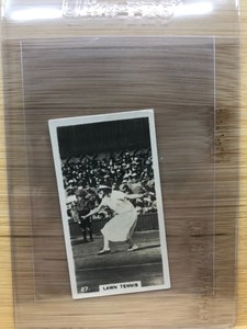 TOBACCO CARD WOMEN'S TENNIS Helen Wills Moody 27 Card World of Sport Lambert