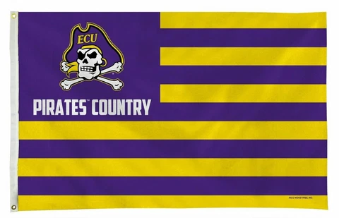 East Carolina Pirates ECU Flag Banner 3x5 Country Design Outdoor University Cover