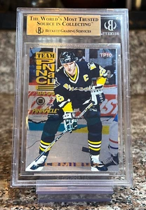 1994-95 Pinnacle Team Pinnacle Mario Lemieux Doug Gilmour BGS 9.5 Gem Mint FOIL - Picture 1 of 7