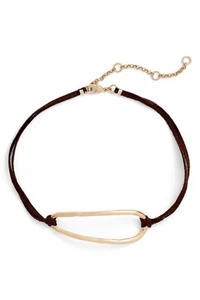 Nordstrom Treasure and Bond Damen braun gold Halsband Anhänger Halskette neu mit Etikett $ 39 - Bild 1 von 2