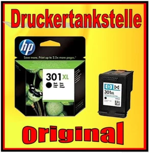 orig. Patrone HP 301XL black CH563EE Deskjet 1000 1050A 2000 2050A 2054A 2510 - Bild 1 von 2