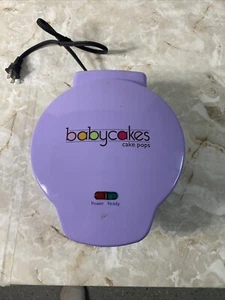 Babycakes Cake Pops Donut Hole Maker CP-12 Kids Nonstick Cooking Purple Baking - Picture 1 of 4