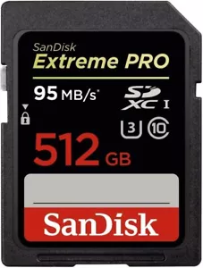 SanDisk 512GB Extreme PRO SDXC 4K Ultra HD Camera Memory Card - Picture 1 of 5
