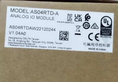 1pcs Delta Analog IO Module AS04RTD-A  AS Series Module Programmable Controller - Image 1 of 2