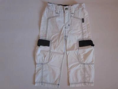 NWOT Jottum Boy's Cargo Pants White / Black Sz 98 / 3 New - Image 1 of 4