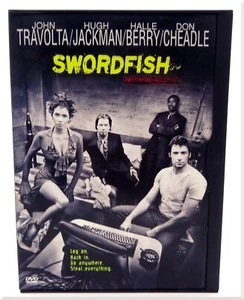 Swordfish Action Burglar Conspiracy DVD 2001 Bilingual English French Good - Foto 1 di 4