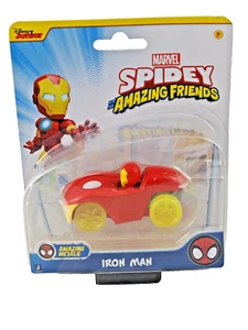 Spider-Man Amazing Friends Car Iron Man Red Toy Vehicle Marvel Kids Playset. - Picture 1 of 4