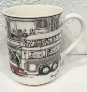 Taza Época Noritake Le Restaurant Navidad París Escena Ciudad Montanez 4" - Imagen 1 de 8
