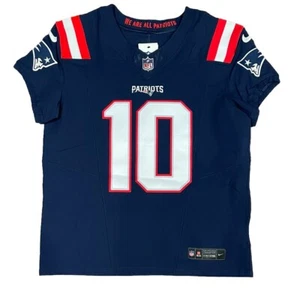 Mac Jones New England Patriots Nike Navy F.U.S.E. Vapor Elite Jersey; Size 44 - Picture 1 of 2