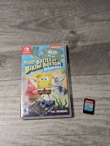 Bob Esponja Pantalones Cuadrados Batalla por Bikini Parte Inferior Rehidratada Niños Nintendo Switch - Imagen 1 de 6