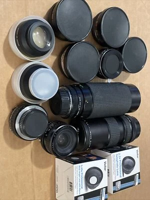 Lote de 13 lentes Sears Albinar Viviparous Yashikor lentes gran angular   Foto 1 de 4