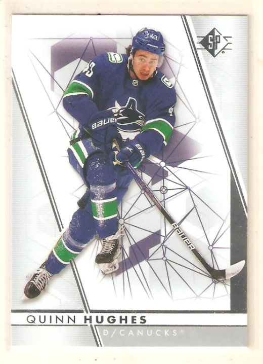 Quinn Hughes 2022-23 SP Retail Base Card #43 Canucks - Image 1 of 1