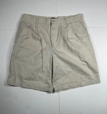 DKNY Shorts Men's Size 38 Classic Fit Light Beige Cotton Khaki Chino Summer - Image 1 of 4