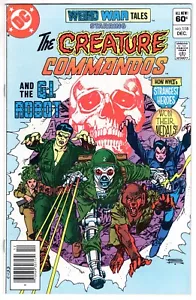 Weird War Tales #118 1982 DC Bronze Age Comic Book Creature Commandos G.I. Robot - Picture 1 of 2