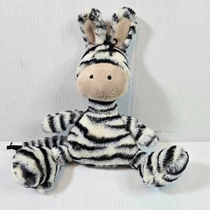 11 Zoll Little Jellycat Boppity Boing Zebra Plüschtier Stofftier Spielzeug mit Sound - Bild 1 von 6