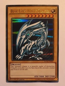 Yugioh Blue-Eyes White Dragon 1st Edition DUSA-EN043 Ultra Rare NM - Bild 1 von 4