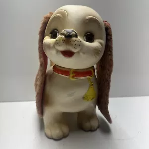 1962 BOWSER WOWSER Rubber Dog Toy Squeaks & Blinking Eyes by Edward Mobley. Read - Picture 1 of 11