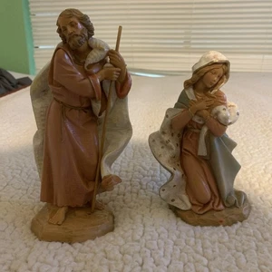 Fontanini 1993 Krippe Josef & Maria 8" Figuren von E. Simonetti Italien - Bild 1 von 9