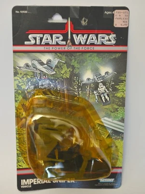 Star Wars Power of the Force Imperial Sniper Vehicle 1984 POTF NUEVO SELLADO CARDADO Foto 1 de 4