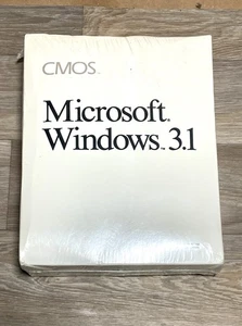 Microsoft Windows 3.1 DOS Sealed Brand New Floppy Disks Sealed - RARE - Afbeelding 1 van 5