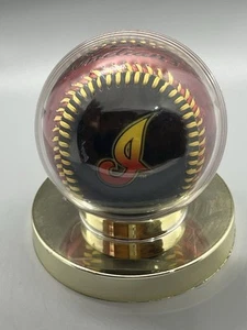 2007 Rawlings Limited Edition Cleveland Indians Baseball With Case And Base NICE - Picture 1 of 4