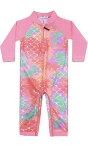 Toddler Girl Full-Body Swimsuit – Size 12–18 Months – New with Tags –UPF 50+. #8 - Picture 1 of 9