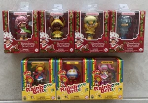 STRAWBERRY SHORTCAKE RAINBOW BRITE WINTER TLS TOY LOT OF 7 MINI FIGURES 1 CHASE - Picture 1 of 8