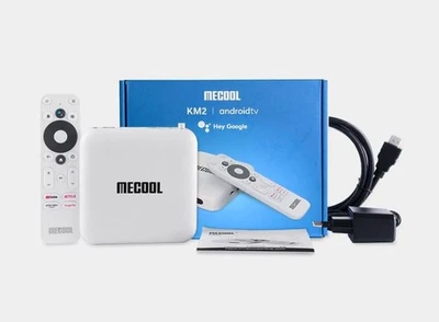 MECOOL KM2 Netflix 4K Android 10 TV Box 2G 8G S905X2 Dual Wifi H.265 4K HDR Box - Image 1 of 3