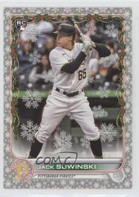 2022 Topps Holiday Mega Box Metallic Jack Suwinski #HW103 Rookie RC - Image 1 of 2